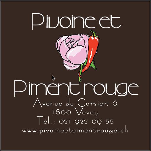 Pivoine et Piment Rouge
