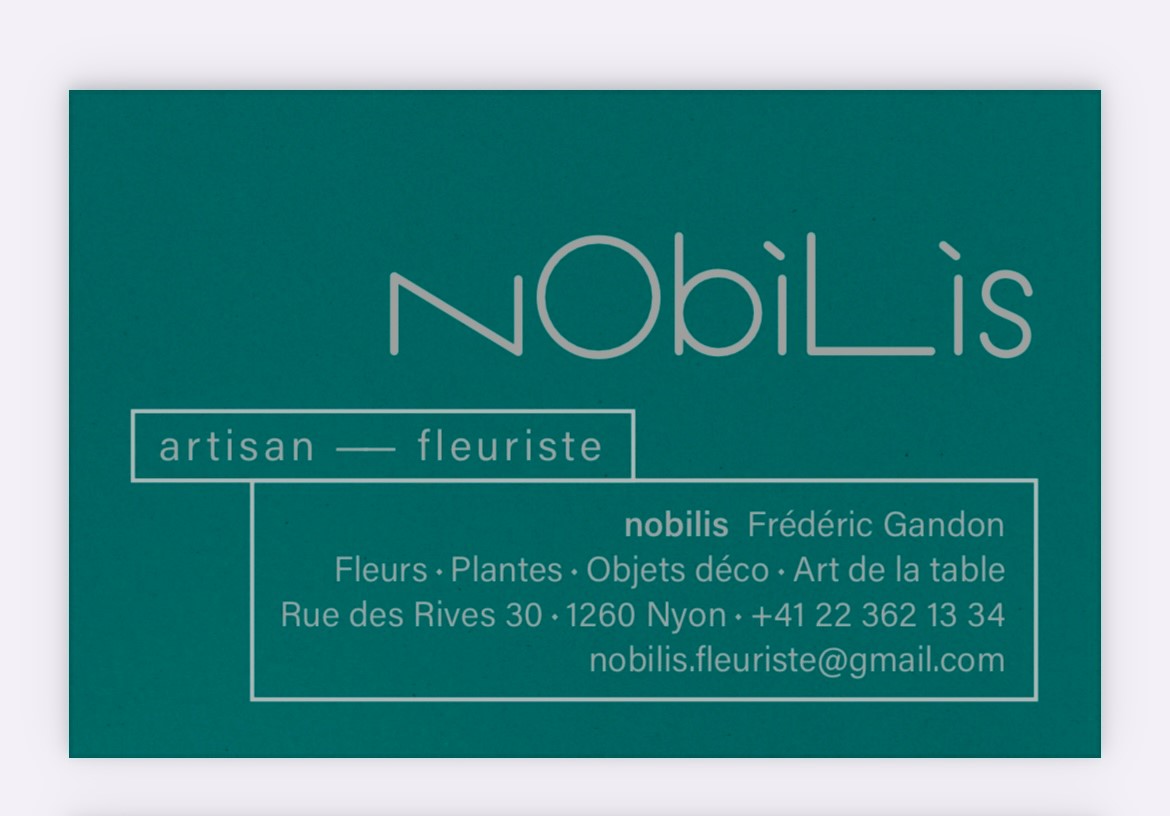 Nobilis Artisan Fleuriste Frédéric Gandon