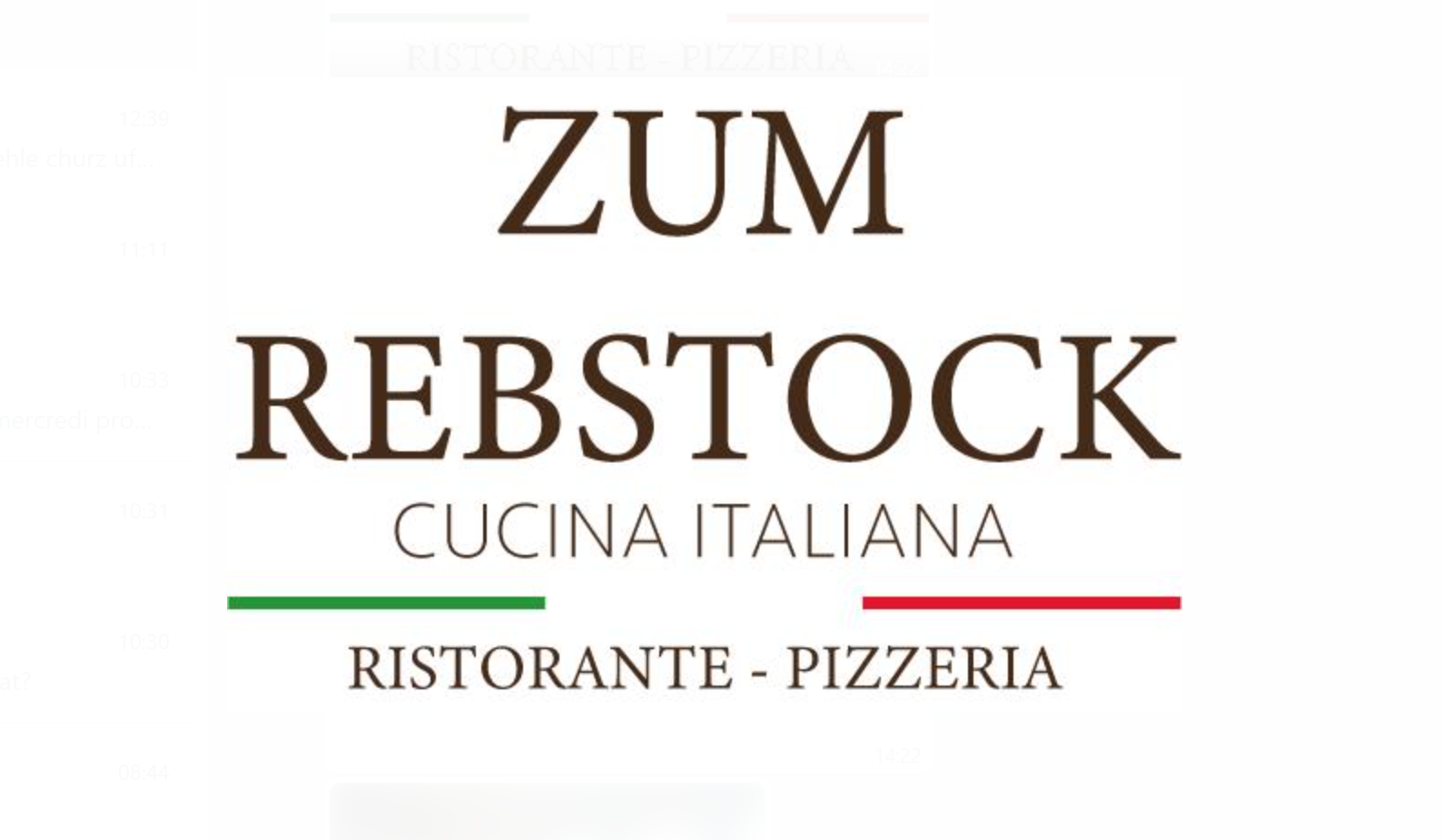 Ristorante Pizzeria zum Rebstock