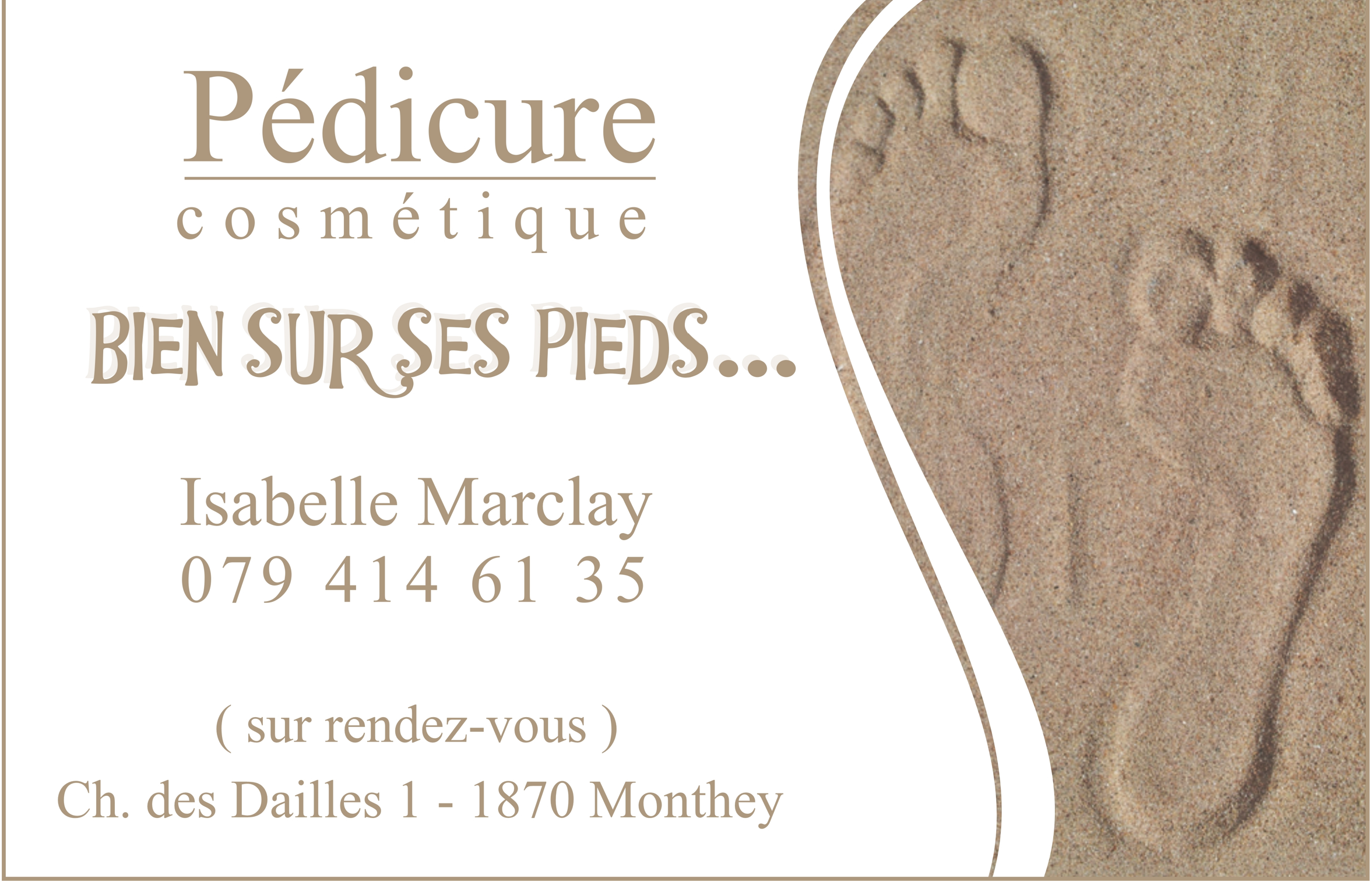 Bien sur ses pieds...Pédicure cosmétique