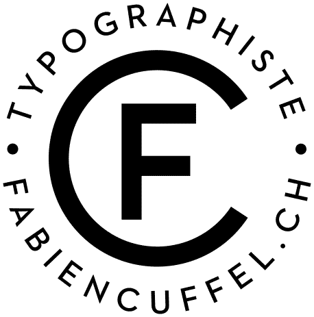 Fabien Cuffel, Typographiste