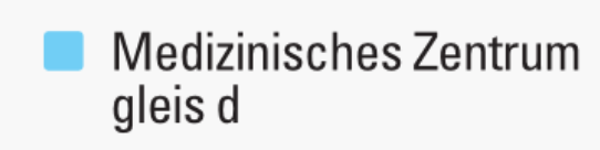 Medizinisches Zentrum gleis d