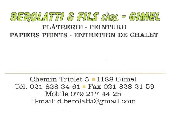 Berolatti et Fils Sàrl